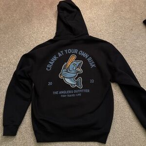 Youth xl fishing x baseball hoodie